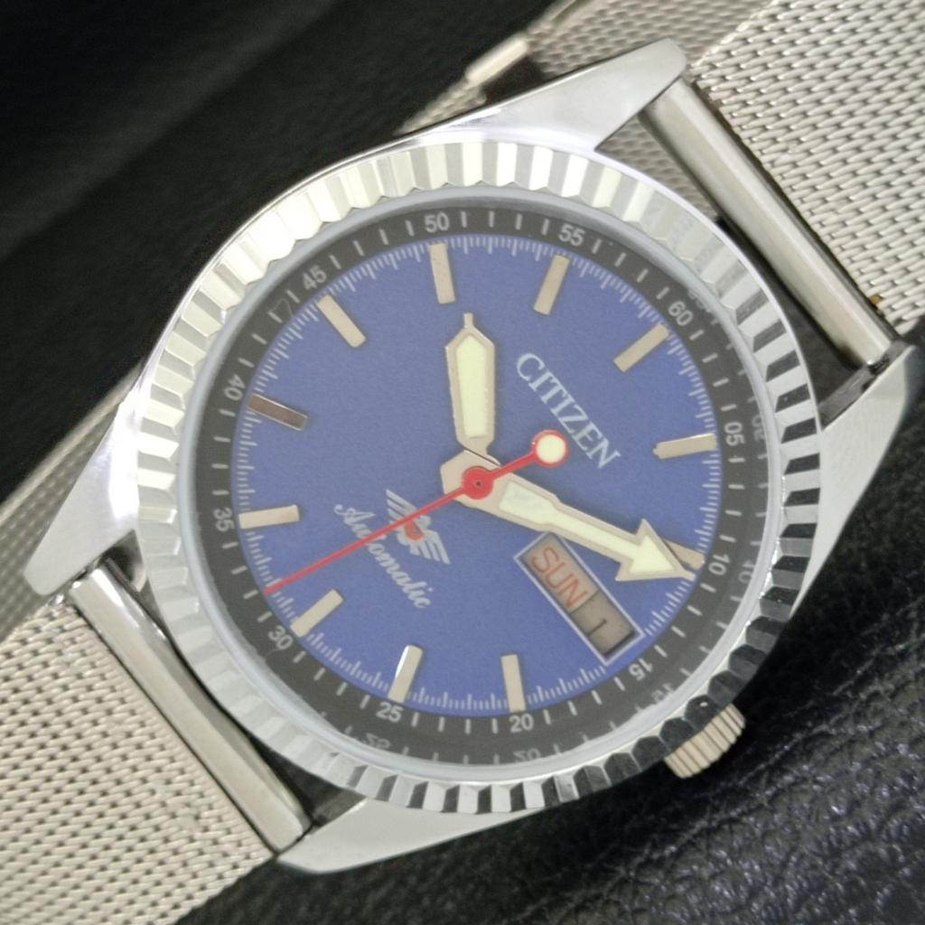 REFURBISHED AUTOMATIC CITIZEN 8200 JAPAN MENS DAY&DATE BLUE DIAL WATCH a432562-2 R112-a432562
REFURBISHED AUTOMATIC CITIZEN 8200 JAPAN MENS DAY&DATE BLUE DIAL WATCH a432562-2 R112-a432562