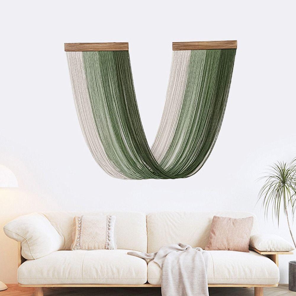 Tassel Wall Hanging Tapestry Wooden Cotton Rope Tapestry Curtain Tapestry Wedding Style 4
Tassel Wall Hanging Tapestry Wooden Cotton Rope Tapestry Curtain Tapestry Wedding Style 4