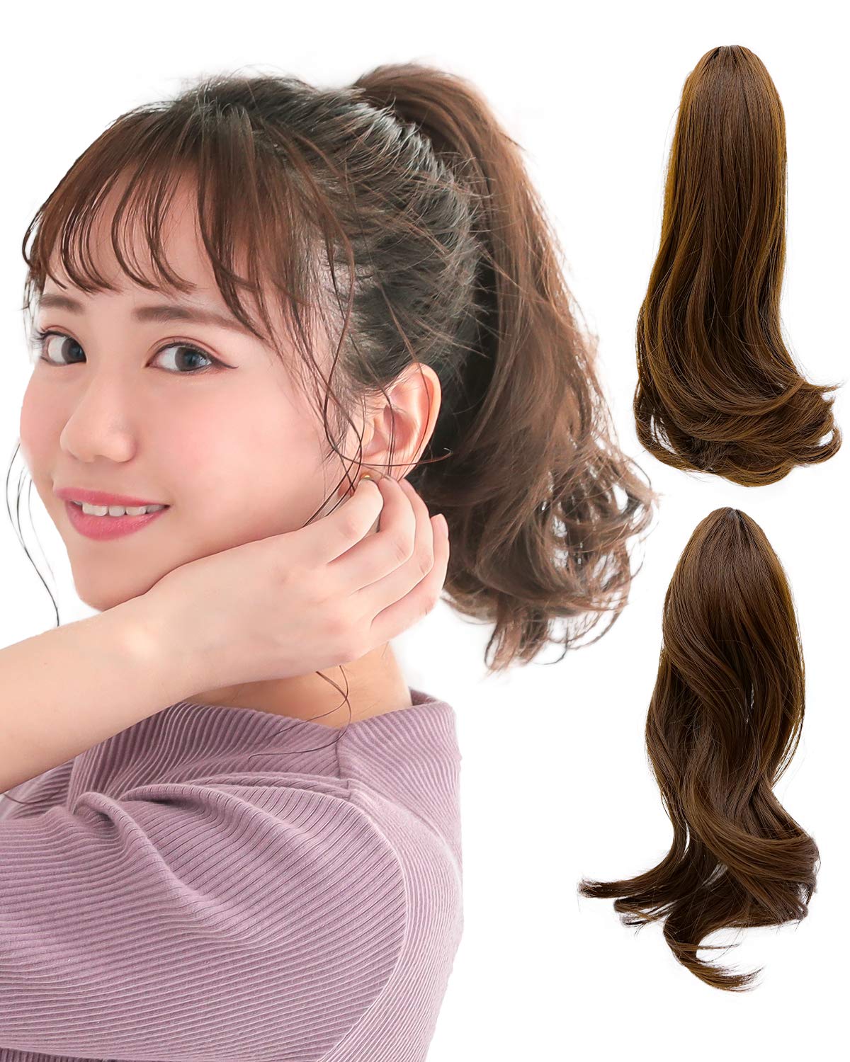 AQUADOLL Melty Sweet Clip-on Ponytail Wig, 2-Style Arrangement, Pointed Wig, A. Curl, NBR. Natural Brown, wgt804-A-NBR
AQUADOLL Melty Sweet Clip-on Ponytail Wig, 2-Style Arrangement, Pointed Wig, A. Curl, NBR. Natural Brown, wgt804-A-NBR