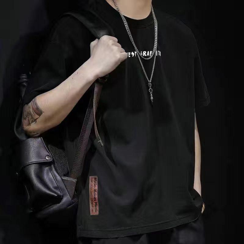 Ins Fashion Мужская футболка с короткими рукавами и круглым вырезом, хлопковая повседневная футболка-пуловер L чёрный
Ins Fashion Мужская футболка с короткими рукавами и круглым вырезом, хлопковая повседневная футболка-пуловер L чёрный