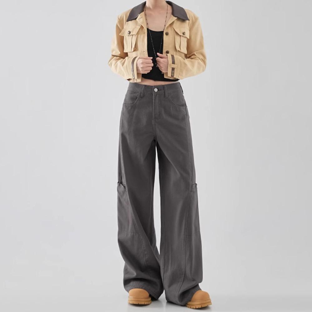 Commuter style tooling jeans women s spring and autumn new high waist loose casual meat covering wide leg jeans tide XL светло-серый
Commuter style tooling jeans women s spring and autumn new high waist loose casual meat covering wide leg jeans tide XL светло-серый