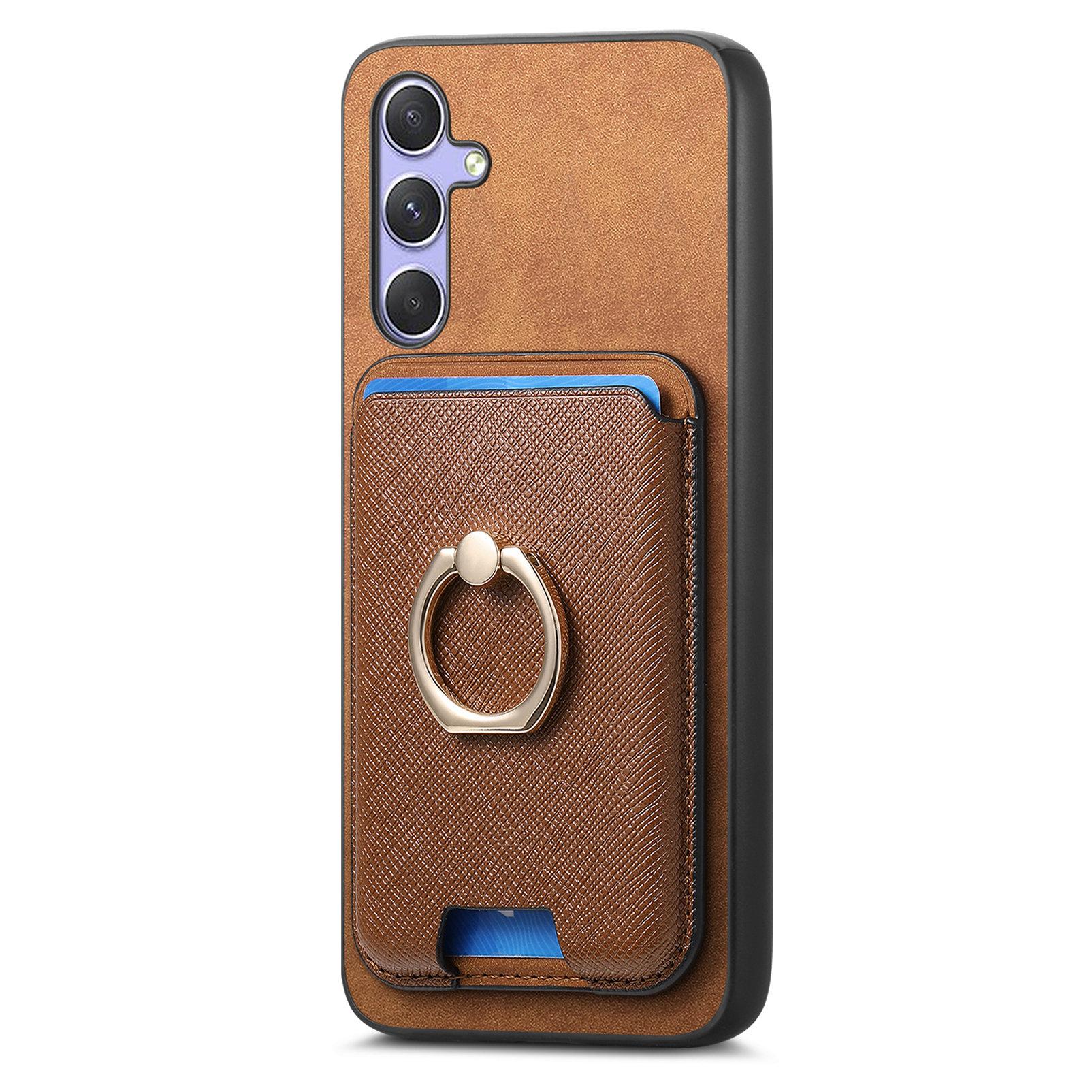 For Samsung Galaxy A34 5G Magnetic Phone Case Leather+TPU Cover Ring Kickstand Brown
For Samsung Galaxy A34 5G Magnetic Phone Case Leather+TPU Cover Ring Kickstand Brown