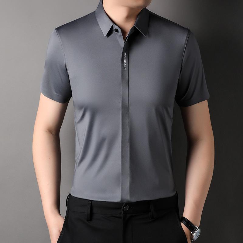Summer New Solid Color Shirt Men s Short Sleeve Shirt Comfortable Breathable Full Seamless Half Sleeve Shirt Men 4XL
Summer New Solid Color Shirt Men s Short Sleeve Shirt Comfortable Breathable Full Seamless Half Sleeve Shirt Men 4XL