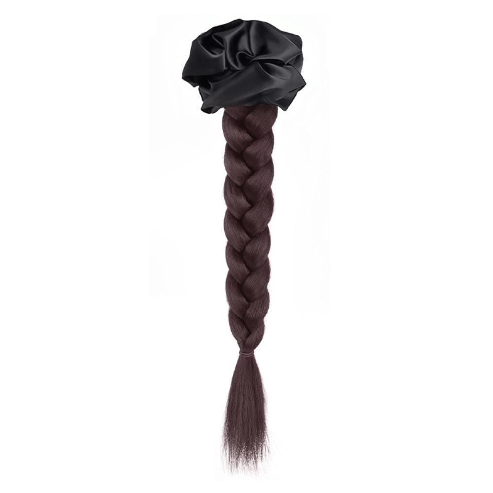 Scrunchie Satin Hair Bands Ponytail Claw Clip Twist Braid Wig Trendy Pony Tail Hairpiece Daily темно-коричневого кольору
Scrunchie Satin Hair Bands Ponytail Claw Clip Twist Braid Wig Trendy Pony Tail Hairpiece Daily темно-коричневого кольору