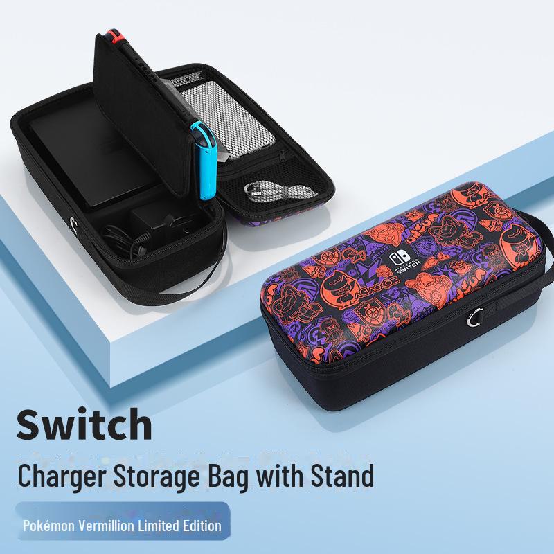 Полный защитный набор Nintendo Zhuzi для Switch OLED: Чехол, Жесткий чехол и Сумка для хранения.
Полный защитный набор Nintendo Zhuzi для Switch OLED: Чехол, Жесткий чехол и Сумка для хранения.