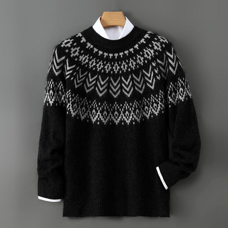 100% Wool Men s Round Neck Fair Isle Pullover for Autumn/Winter 2025 - Long Sleeve Youth Trendy Design Extra Large
100% Wool Men s Round Neck Fair Isle Pullover for Autumn/Winter 2025 - Long Sleeve Youth Trendy Design Extra Large