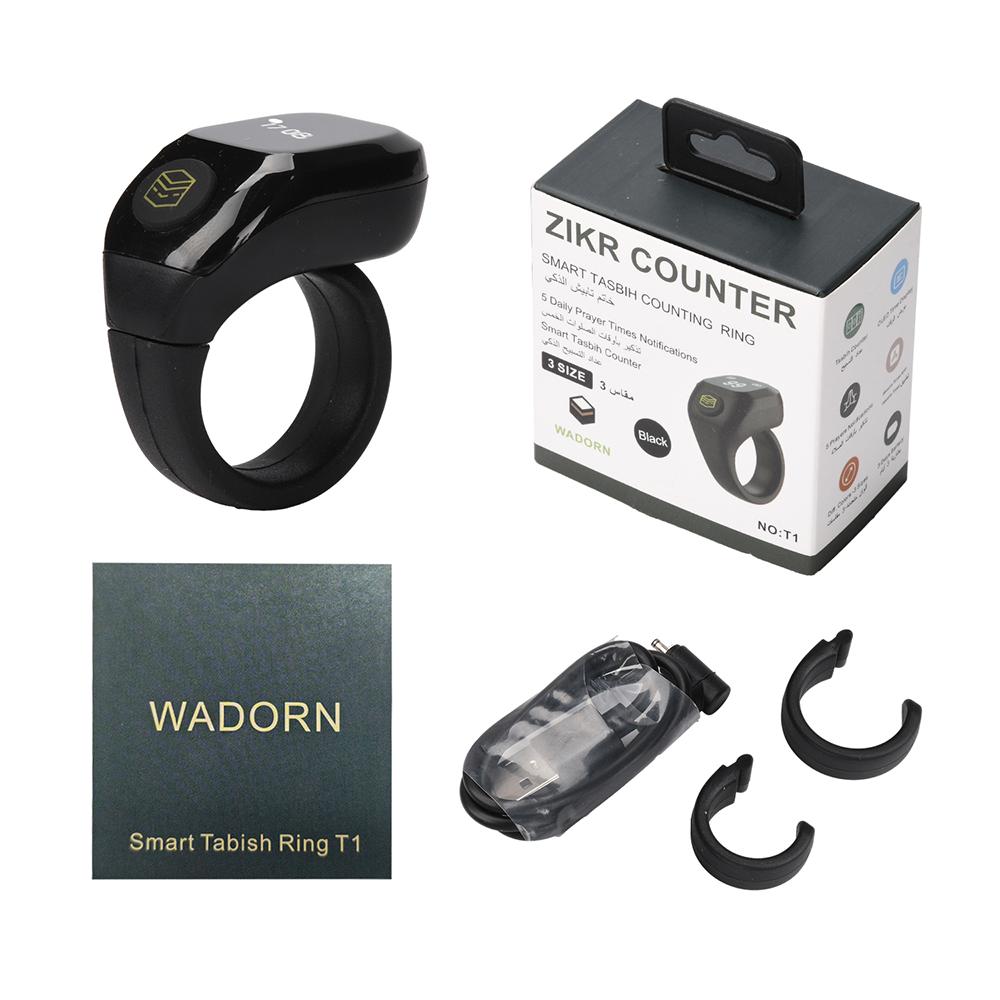 Bluetooth App Ring Counter OLED Display Tasbih Tally Counting Interchangeable Ring Holder Muslims Prayer Time Vibration Reminder
Bluetooth App Ring Counter OLED Display Tasbih Tally Counting Interchangeable Ring Holder Muslims Prayer Time Vibration Reminder