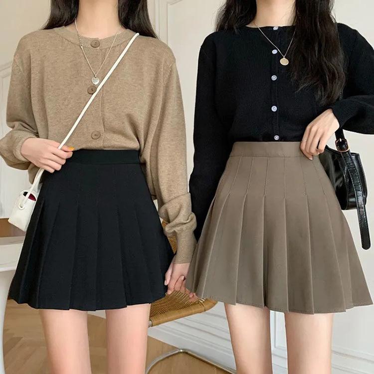 High Waist A-line Mini Skirt with Safety Shorts, Zipper & Button – Hip-Hugging, Slimming Design for Spring, Summer, Autumn M вершковий
High Waist A-line Mini Skirt with Safety Shorts, Zipper & Button – Hip-Hugging, Slimming Design for Spring, Summer, Autumn M вершковий