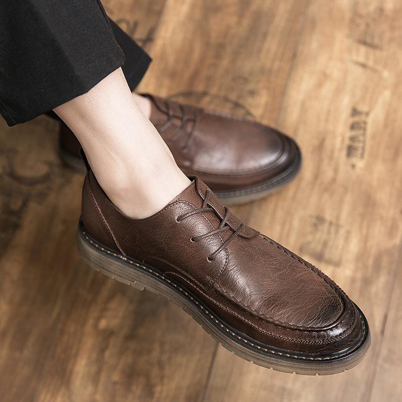 Foreign trade large size dinner men s casual leather shoes 4546 business dress derby shoes sewing British soft-soled wedding shoes 37 чорний
Foreign trade large size dinner men s casual leather shoes 4546 business dress derby shoes sewing British soft-soled wedding shoes 37 чорний