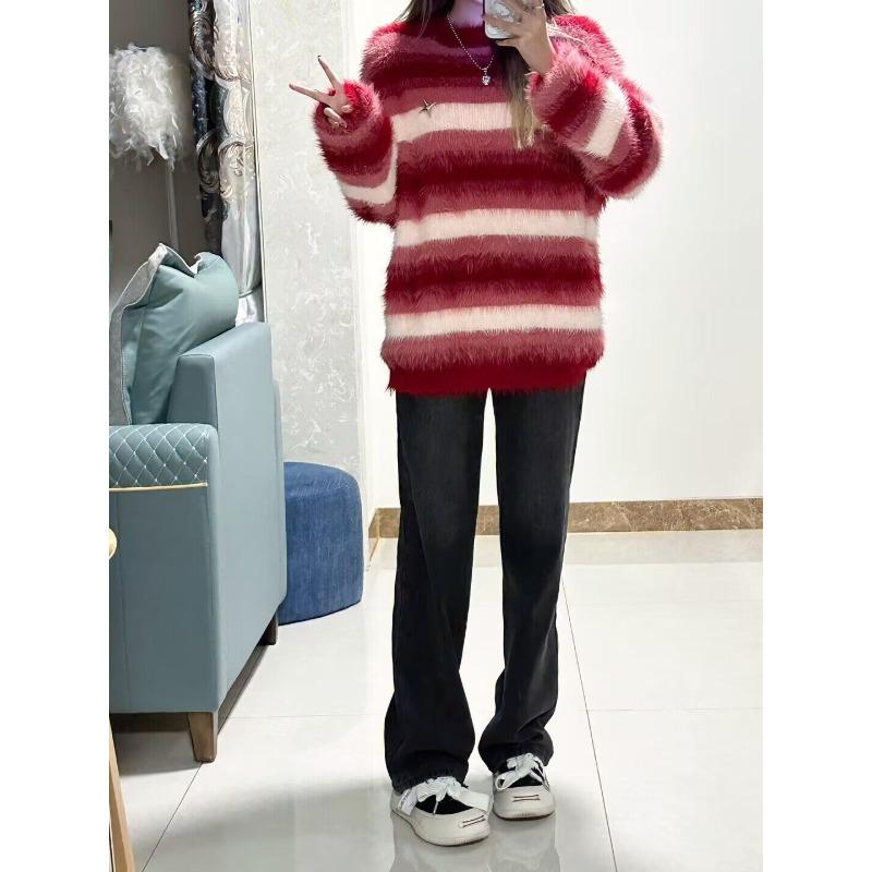 Early autumn red stripe embroidered plush soft waxy small fresh pullover sweater lazy love brooch knitted top women One Size красный
Early autumn red stripe embroidered plush soft waxy small fresh pullover sweater lazy love brooch knitted top women One Size красный