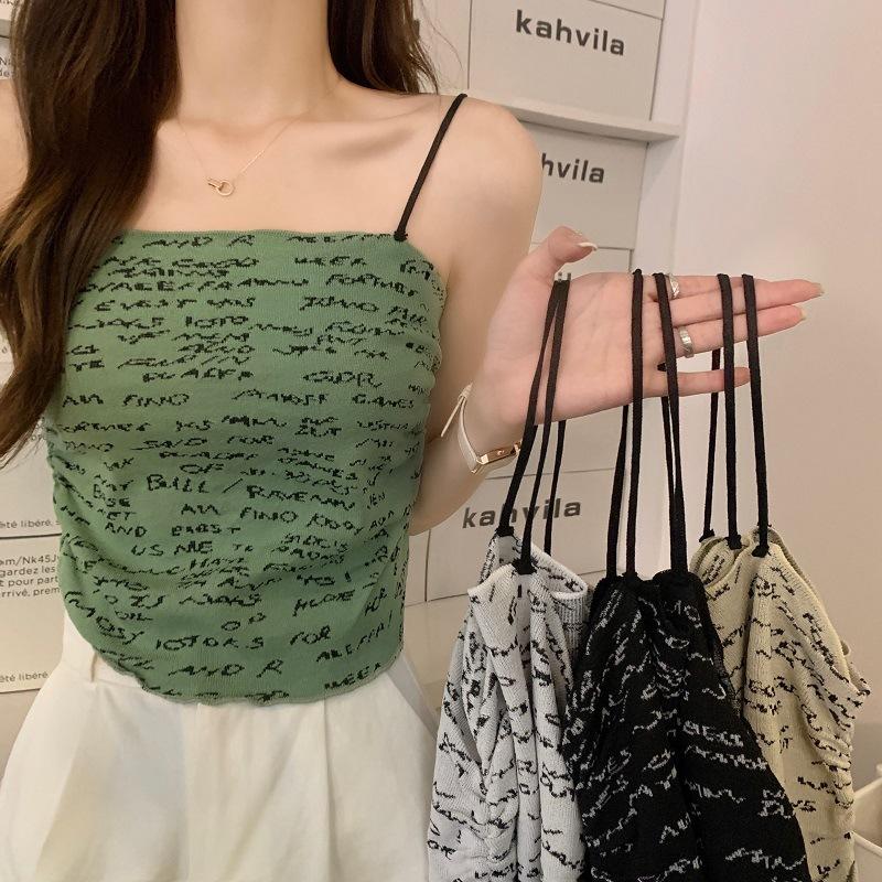 Hot Girl Beautiful Back Lingerie Letter Suspender Vest Women s Summer Short Sleeveless Inner and Outer Tights One size
Hot Girl Beautiful Back Lingerie Letter Suspender Vest Women s Summer Short Sleeveless Inner and Outer Tights One size