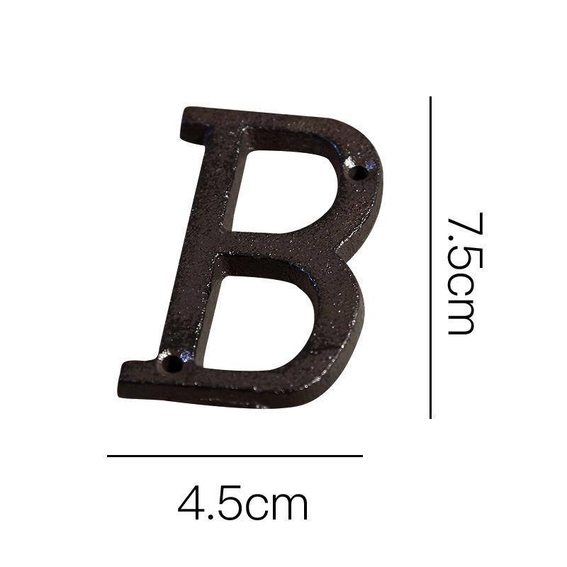 ZAKKA Iron Art Numbers & Letters for Creative DIY House Décor
ZAKKA Iron Art Numbers & Letters for Creative DIY House Décor