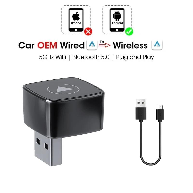 2in1 Wireless CarPlay Adapter Android Auto AI Smart Box Car Intelligent System Suitable For Nissan VW Toyota Honda Kia Opel Benz For Android Auto
2in1 Wireless CarPlay Adapter Android Auto AI Smart Box Car Intelligent System Suitable For Nissan VW Toyota Honda Kia Opel Benz For Android Auto