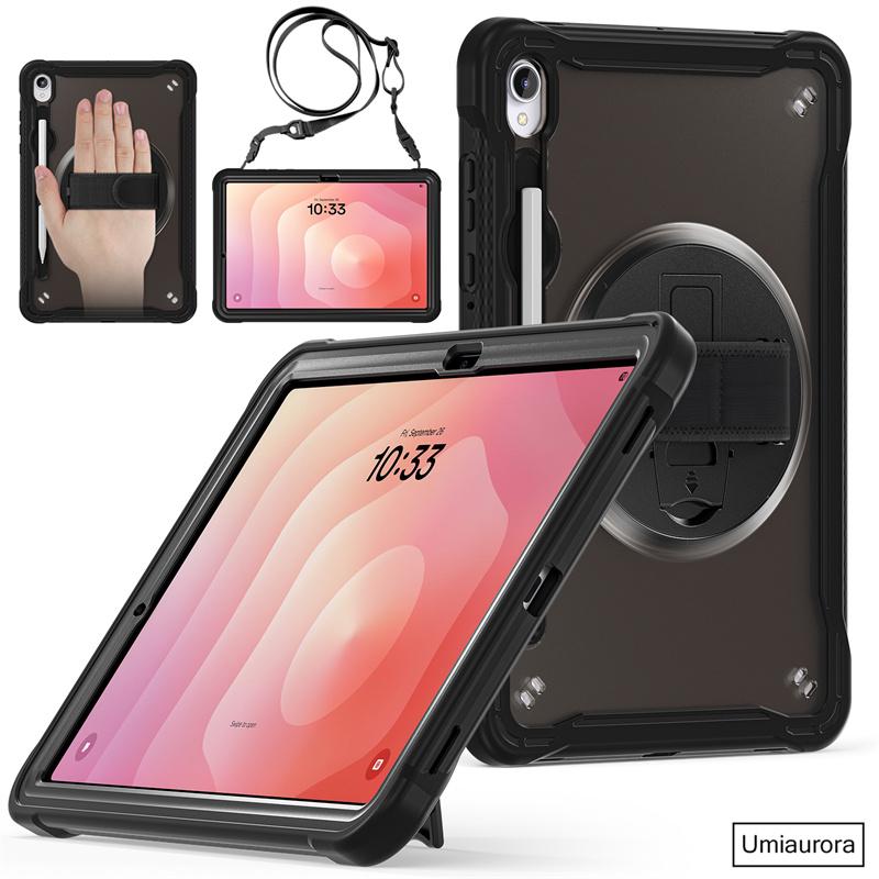 For Samsung Tab S11 11 Inch SM-X730 SM-X736B Shockproof Silicon PC Tablet Case Rotation Hand Shoulder Strap Stand Armor Funda Tab S11 (11 inch)
For Samsung Tab S11 11 Inch SM-X730 SM-X736B Shockproof Silicon PC Tablet Case Rotation Hand Shoulder Strap Stand Armor Funda Tab S11 (11 inch)