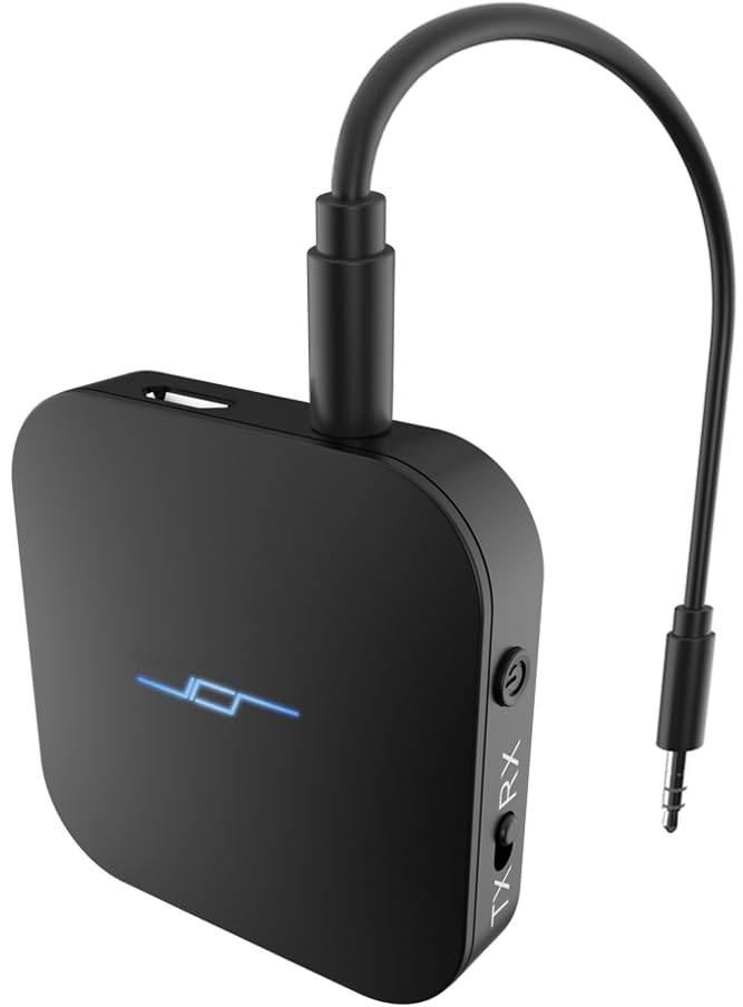Easy 1-minute setup with low latency (no lag between audio and video) - JPRiDE JPT1 Bluetooth ver. 5.2 Ultra-Compact Transmitter & Receiver (Receiver
Easy 1-minute setup with low latency (no lag between audio and video) - JPRiDE JPT1 Bluetooth ver. 5.2 Ultra-Compact Transmitter & Receiver (Receiver