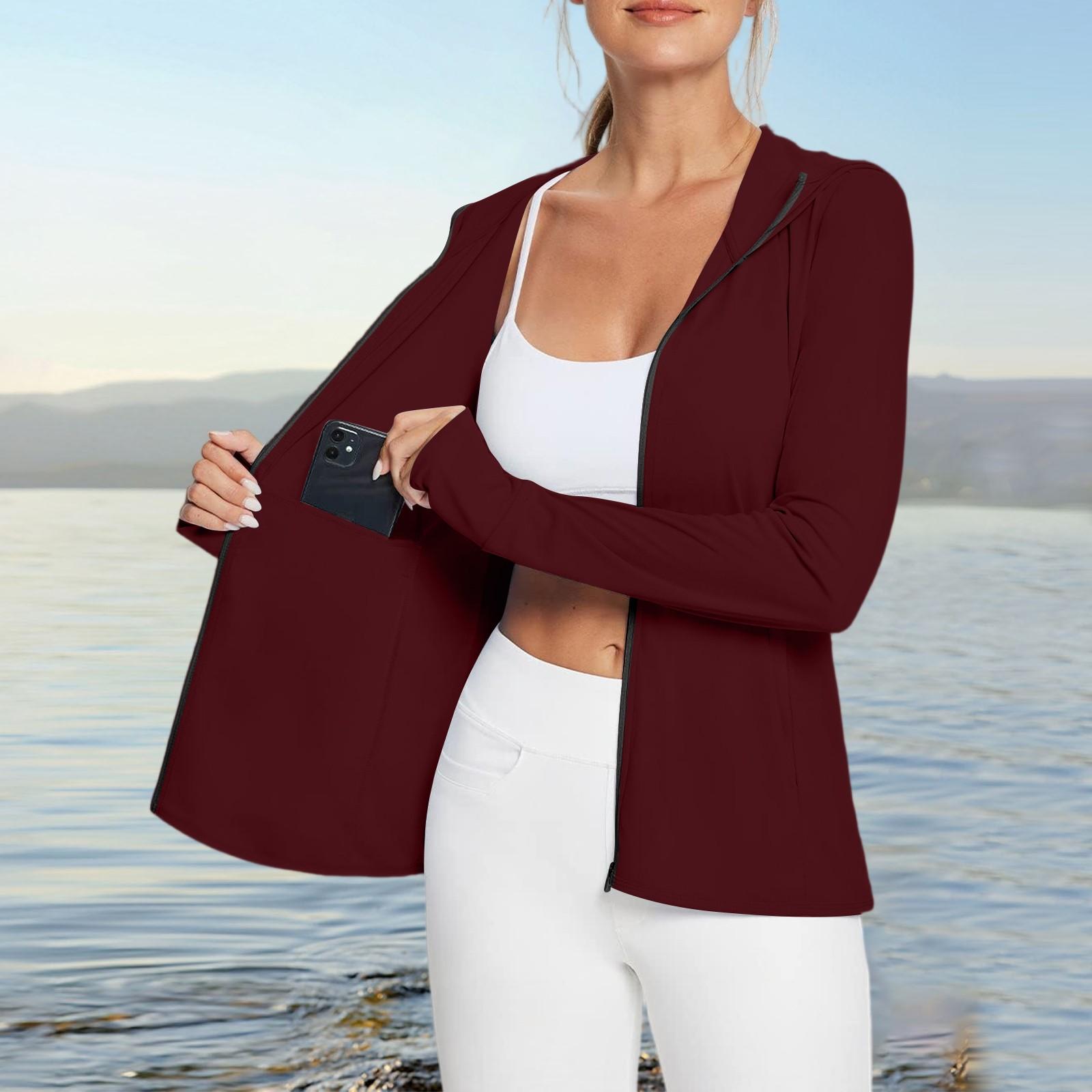 Женская рубашка от солнца Ice Silk Hoodie с длинным рукавом Outdoor Hiking Summer Coat XS винный
Женская рубашка от солнца Ice Silk Hoodie с длинным рукавом Outdoor Hiking Summer Coat XS винный