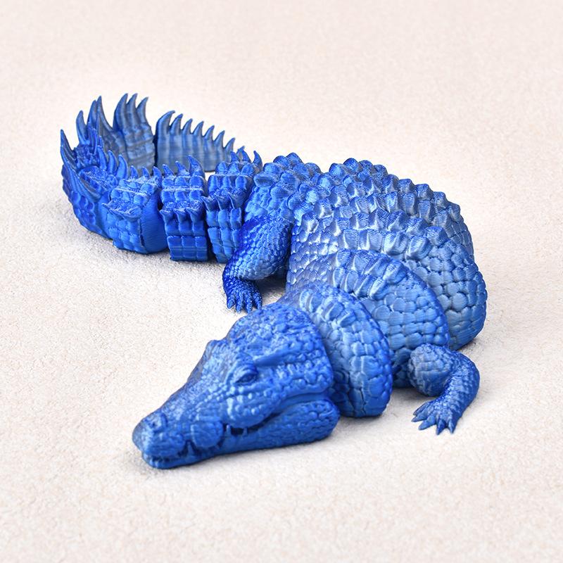 3D Printed Crocodile Can Open Mouth Articulated Body Model Mini Toy Joint Movable Articulated Figurin Desktop Ornament Kids Gift 21cm синій
3D Printed Crocodile Can Open Mouth Articulated Body Model Mini Toy Joint Movable Articulated Figurin Desktop Ornament Kids Gift 21cm синій