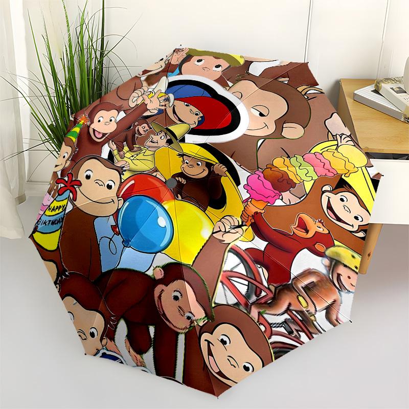 Curious George, Adventure Automatic Opening and Closing, 8 rib Structure Portable Umbrella, Suitable for Men and Women in All Seasons Perfe
Curious George, Adventure Automatic Opening and Closing, 8 rib Structure Portable Umbrella, Suitable for Men and Women in All Seasons Perfe