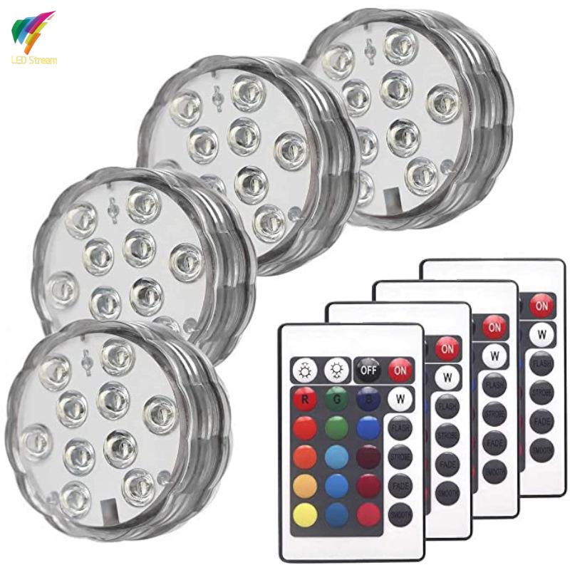 RGB Seven-Color Waterproof LED Light for Underwater, Bathtub, Aquarium, and Pool. Single light, no remote and box
RGB Seven-Color Waterproof LED Light for Underwater, Bathtub, Aquarium, and Pool. Single light, no remote and box