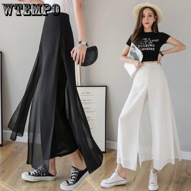 Summer Drooping Chiffon Flowing Wide Leg Pants for Women Cropped Pants Loose Skirt 2XL
Summer Drooping Chiffon Flowing Wide Leg Pants for Women Cropped Pants Loose Skirt 2XL