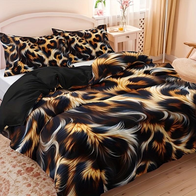 Leopard Print Duvet Cover Set Fashionable All-Season Comfort Machine Washable For Home And Dormitory Decor 135X200cm
Leopard Print Duvet Cover Set Fashionable All-Season Comfort Machine Washable For Home And Dormitory Decor 135X200cm