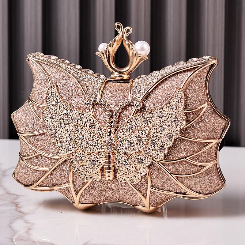 Fashion Luxury Evening Bags Hollow Butterfly Party Bag Bridal Wedding Diamond Clutch Elegant Banquet Handbags Dinner Purse Sac
Fashion Luxury Evening Bags Hollow Butterfly Party Bag Bridal Wedding Diamond Clutch Elegant Banquet Handbags Dinner Purse Sac