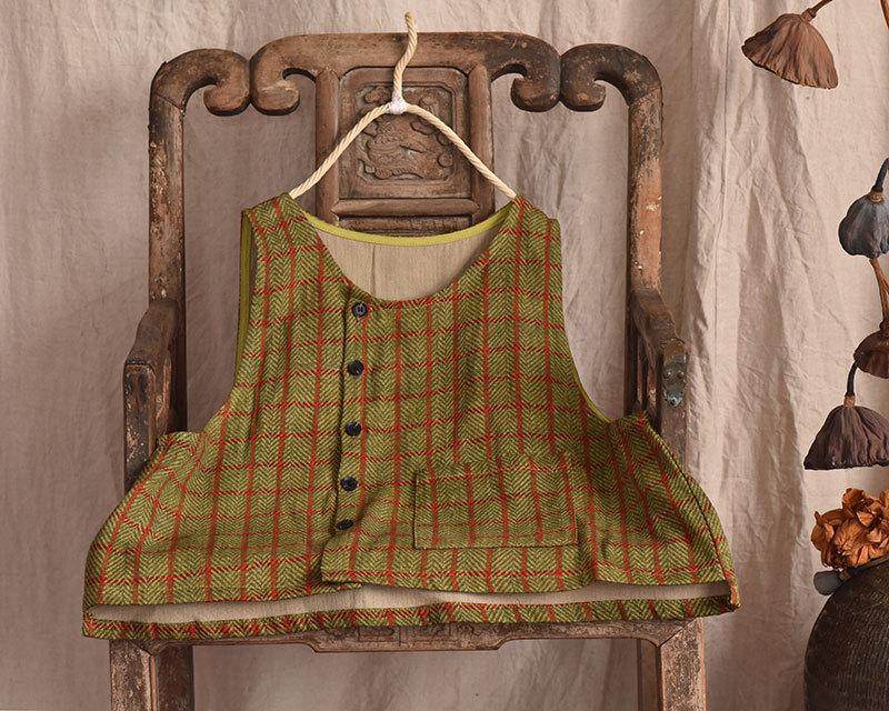 Johnature Жіночі вінтажні жилетки в клітку Бавовняні лляні пальто Весняні кишені на ґудзиках Кишені без рукавів Пальто One Size дубильна кора
Johnature Жіночі вінтажні жилетки в клітку Бавовняні лляні пальто Весняні кишені на ґудзиках Кишені без рукавів Пальто One Size дубильна кора