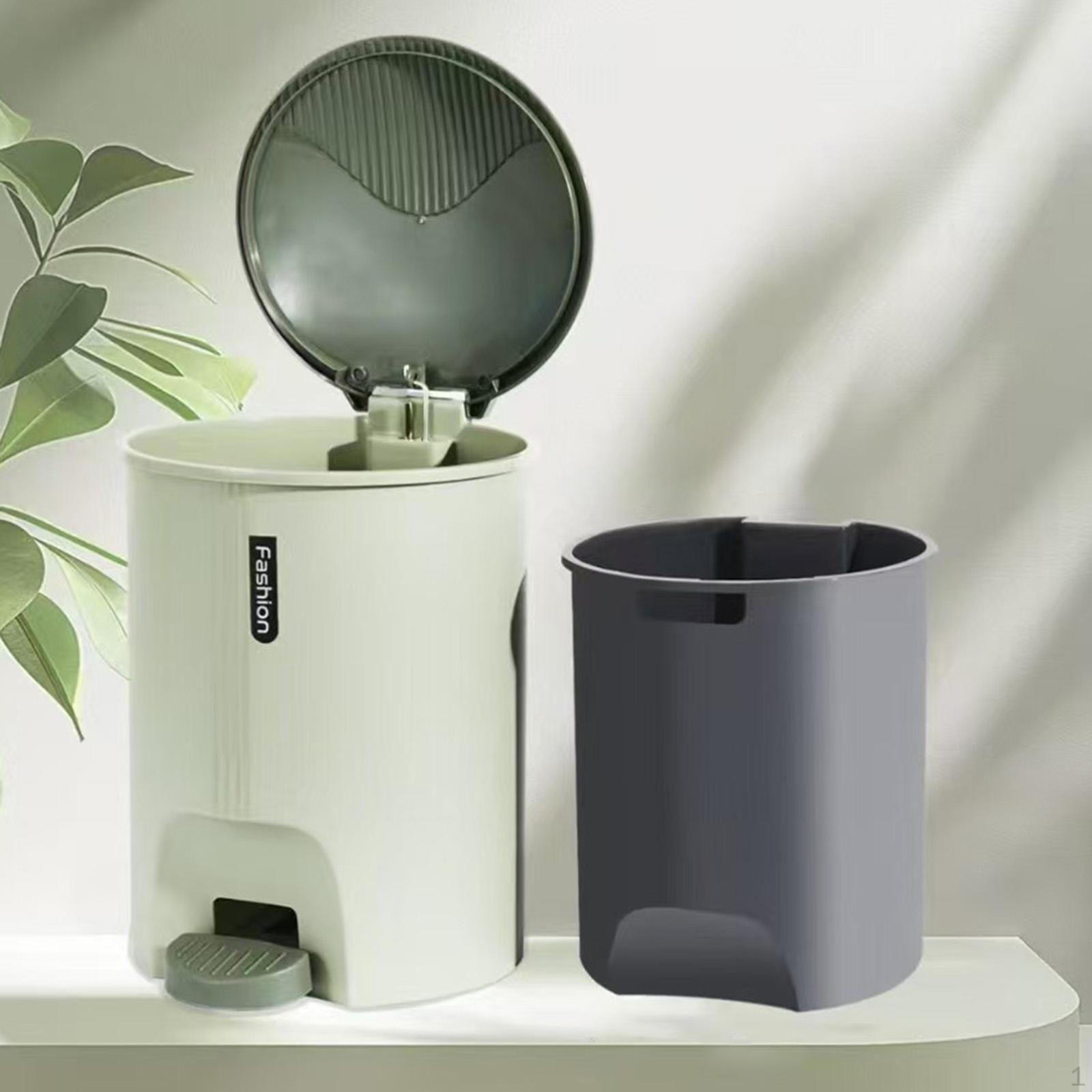 Foot Pedal Trash Can Garbage Bin W/ Removable Inner Bucket with Lid Indoor Dustbin for зелений
Foot Pedal Trash Can Garbage Bin W/ Removable Inner Bucket with Lid Indoor Dustbin for зелений