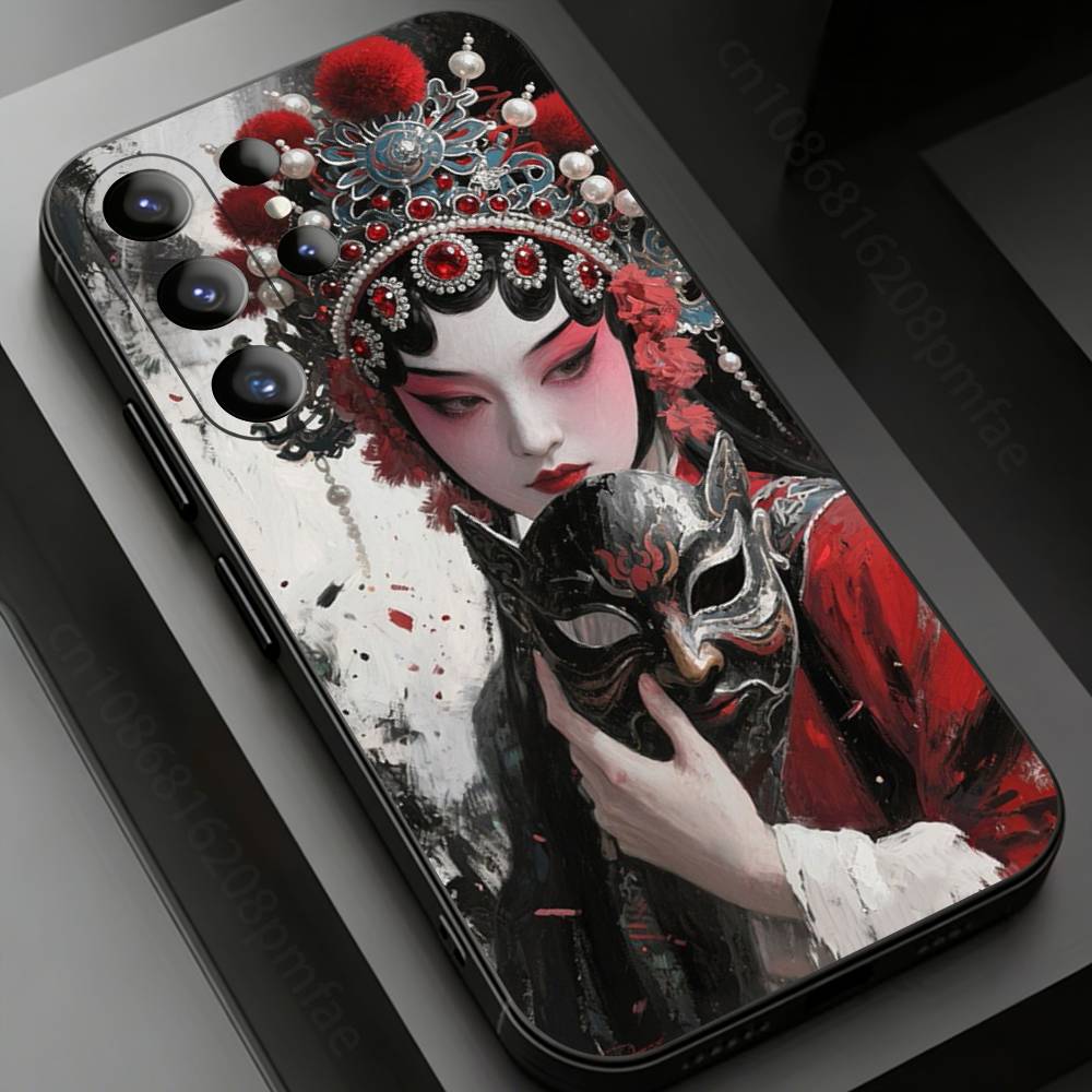 Chinese Peking Opera Phone Case for Samsung Galaxy S20,23 Ultra S24,22 Plus S25,26,21FE TPU Cover Samsung S21Ultra
Chinese Peking Opera Phone Case for Samsung Galaxy S20,23 Ultra S24,22 Plus S25,26,21FE TPU Cover Samsung S21Ultra