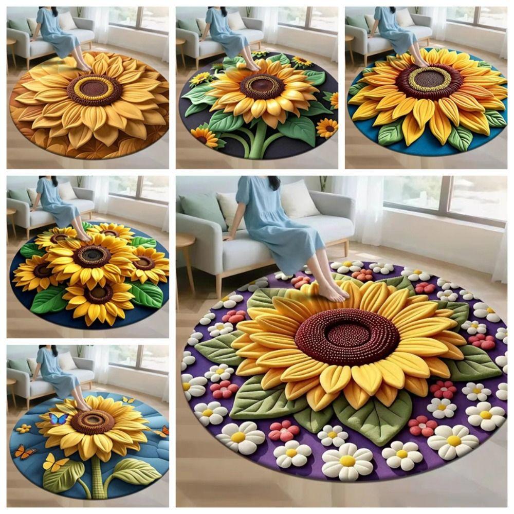 Diatom Ooze Door Mat Soft Area Rug Wear-resistant Sunflower Carpets Home Decor 60*60cm-Style 6
Diatom Ooze Door Mat Soft Area Rug Wear-resistant Sunflower Carpets Home Decor 60*60cm-Style 6