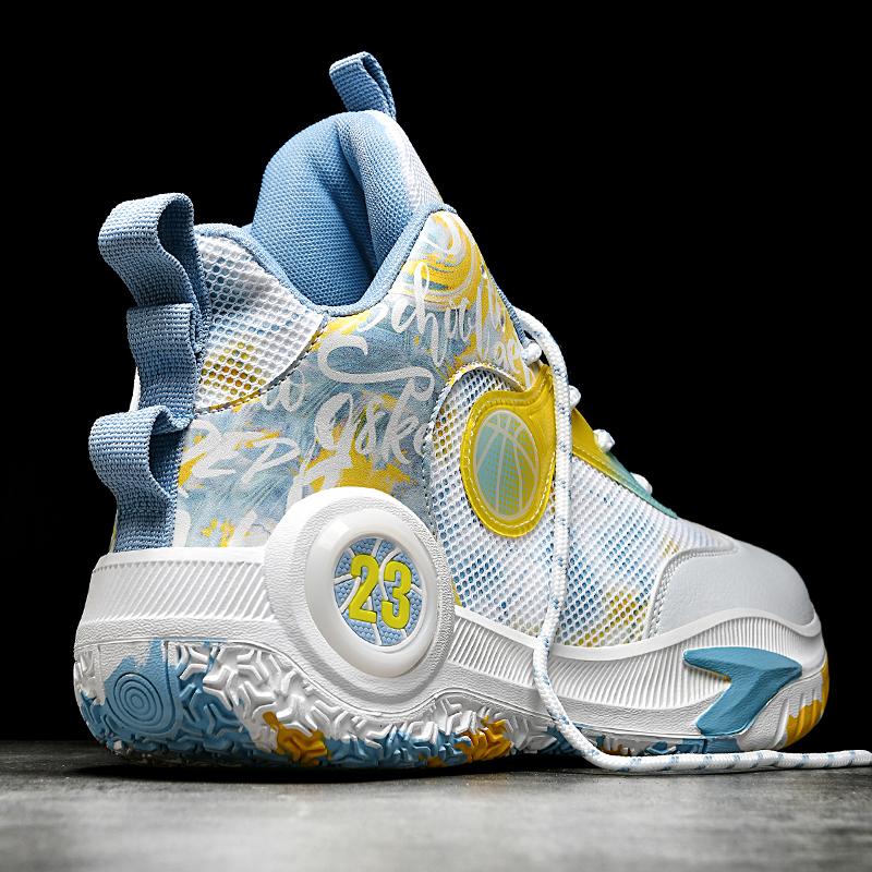 Нове чоловіче модне високоякісне баскетбольне взуття, дихаюче спортивне взуття, тенісні кросівки James 45
Нове чоловіче модне високоякісне баскетбольне взуття, дихаюче спортивне взуття, тенісні кросівки James 45