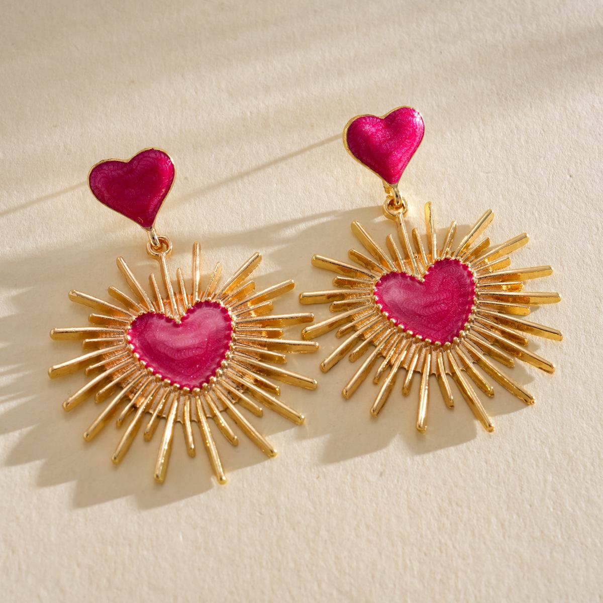 DIGADAGU Alloy Heart Geometric Dangle Earrings New Minimalist Statement Earrings Women Party Zircon Accessories Яскраво-рожевий
DIGADAGU Alloy Heart Geometric Dangle Earrings New Minimalist Statement Earrings Women Party Zircon Accessories Яскраво-рожевий