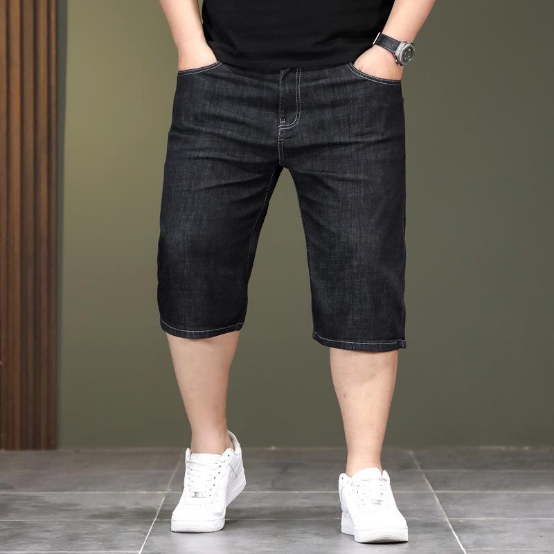 Мужские эластичные джинсовые шорты больших размеров — легкие, с глубоким шаговым швом, свободного кроя для мужчин среднего возраста. 36
Мужские эластичные джинсовые шорты больших размеров — легкие, с глубоким шаговым швом, свободного кроя для мужчин среднего возраста. 36