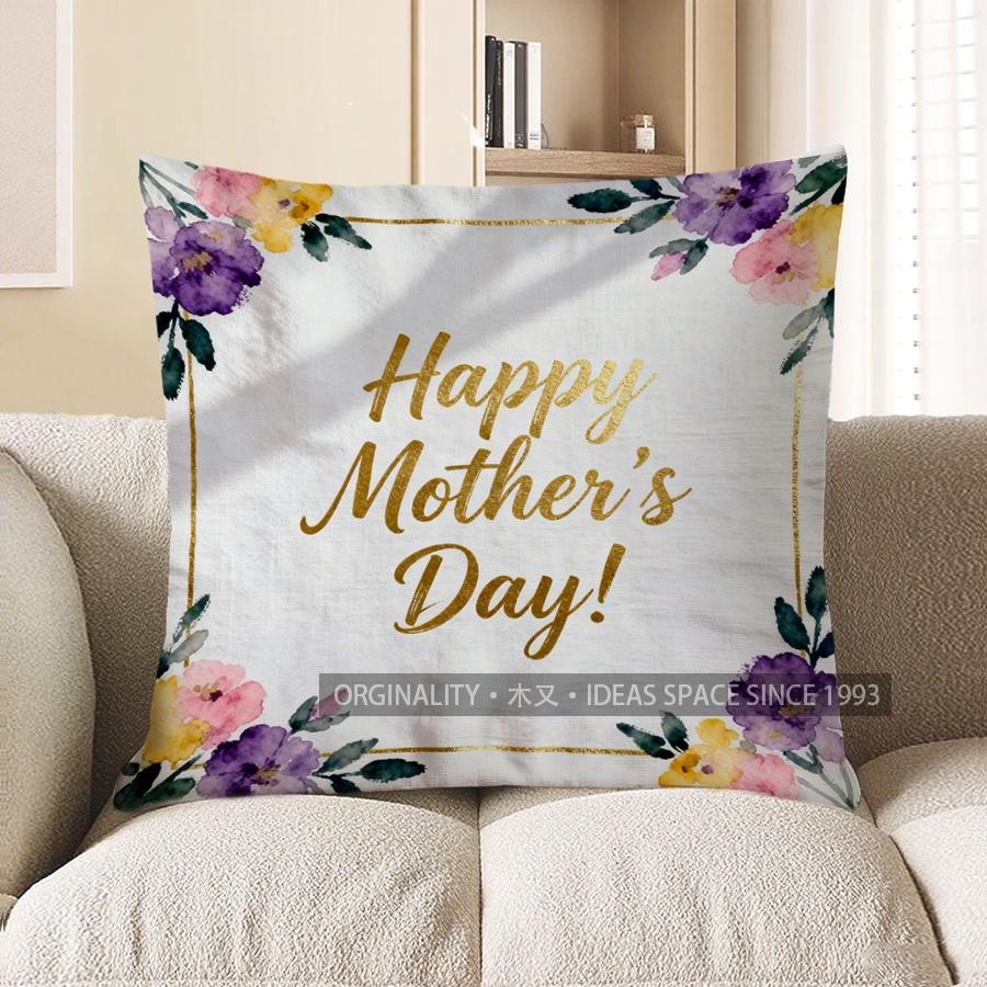 Home Decor Happy Mother S Day Floral Throw Pillow Pattern Cushion Cover Suitable For Sofa Bedroom Car Pillow Cover 40x40cm
Home Decor Happy Mother S Day Floral Throw Pillow Pattern Cushion Cover Suitable For Sofa Bedroom Car Pillow Cover 40x40cm