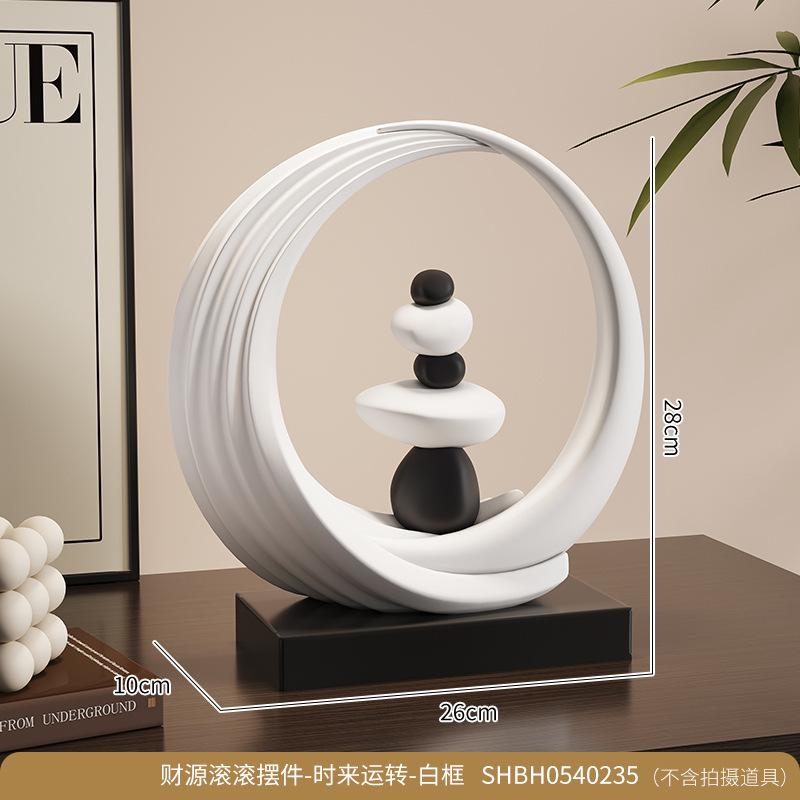 Wealth rolling, abstract ornaments, living room, wine cabinet, TV cabinet, modern simplicity, new Chinese home decoration
Wealth rolling, abstract ornaments, living room, wine cabinet, TV cabinet, modern simplicity, new Chinese home decoration