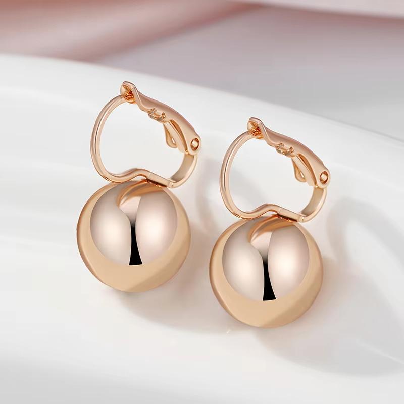 Golden Ball Hoop Earrings For Women Glossy Versatile Daily Wear Costume Jewelry золотий
Golden Ball Hoop Earrings For Women Glossy Versatile Daily Wear Costume Jewelry золотий