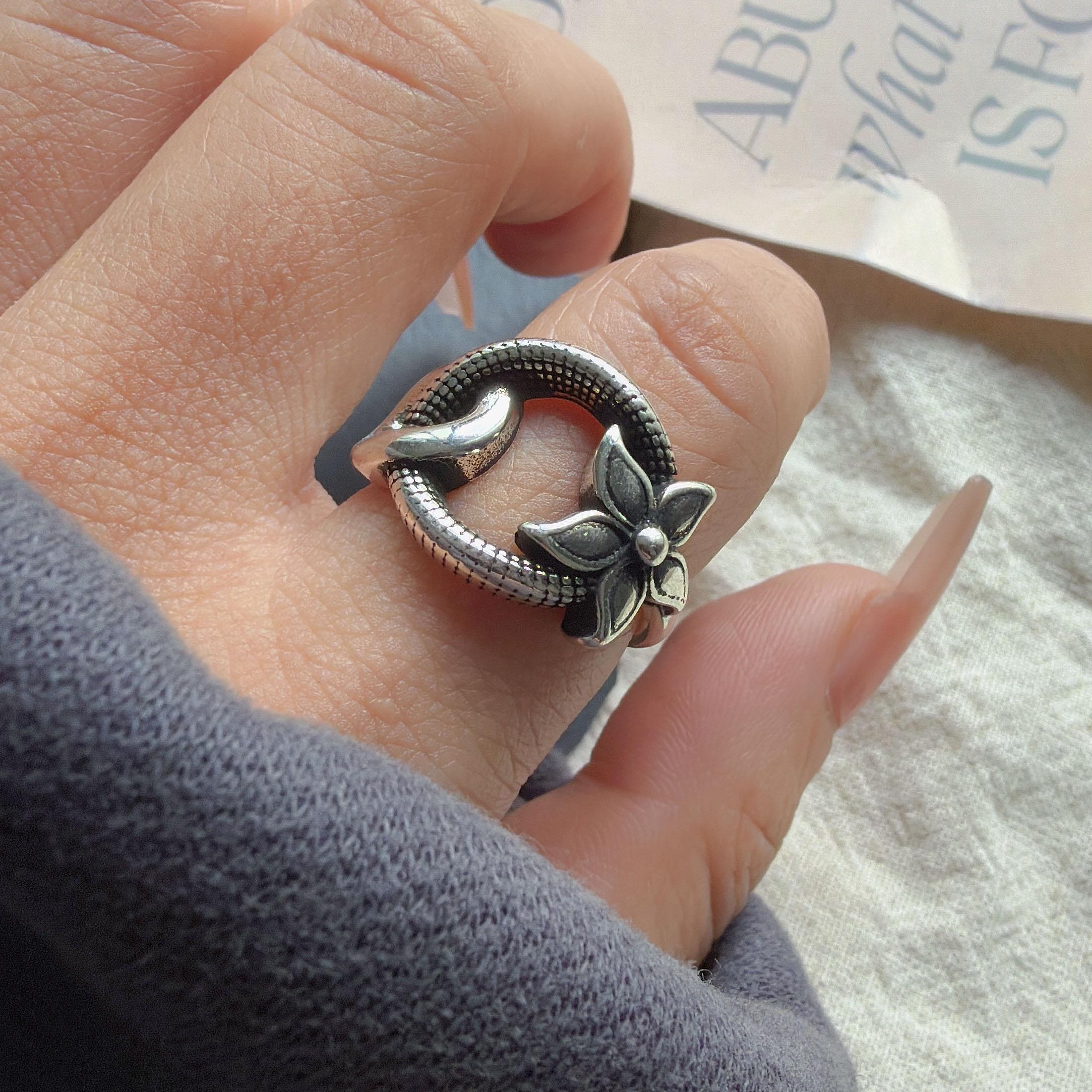 925 Sterling Silver Rings for Women Couple Minimalist Handmade Simple Big Retro Interline Ring Fine Jewelry Gift Prevent Allergy resizable
925 Sterling Silver Rings for Women Couple Minimalist Handmade Simple Big Retro Interline Ring Fine Jewelry Gift Prevent Allergy resizable