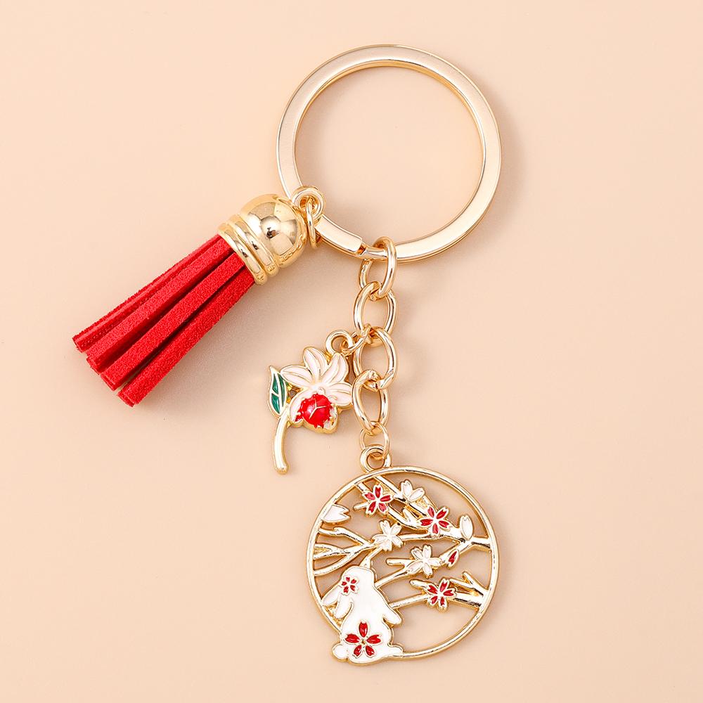 Cute Flower Bunny Rabbit Keychain Women Girls Tassels Key Ring Pendants for Handbag Decor Handmade Jewelry Gifts
Cute Flower Bunny Rabbit Keychain Women Girls Tassels Key Ring Pendants for Handbag Decor Handmade Jewelry Gifts