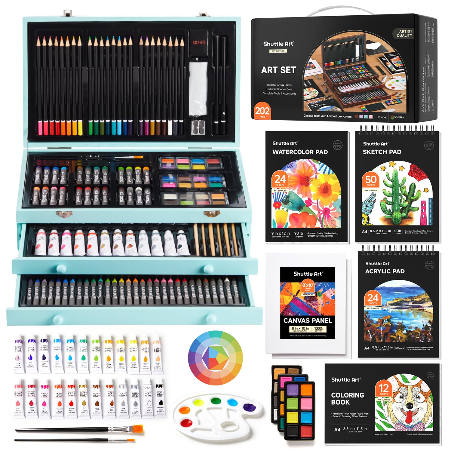 Shuttle Art Art and Drawing Includes Colored Acrylic Solid Drawing Coloring Pencil and Includes a Portable Storage A Great Gift for Elementary School
Shuttle Art Art and Drawing Includes Colored Acrylic Solid Drawing Coloring Pencil and Includes a Portable Storage A Great Gift for Elementary School