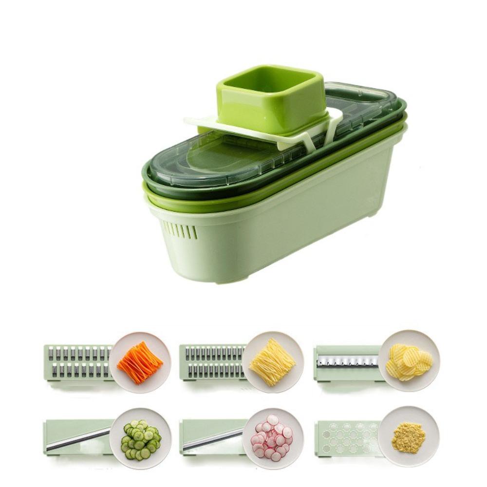 with Drain Basket Vegetable Chopper Plastic Veggie Shredder Cucumber Slicer Restaurant 6 blade 3 basket
with Drain Basket Vegetable Chopper Plastic Veggie Shredder Cucumber Slicer Restaurant 6 blade 3 basket