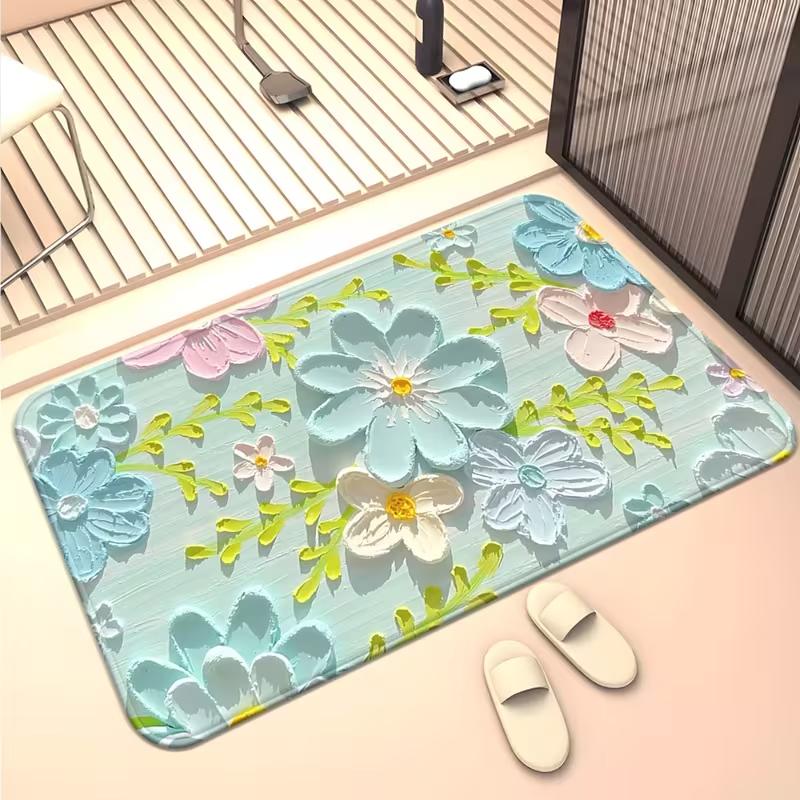 Spring Daisy Door Mat Illustrated Style Flower Pattern Entrance Rug Soft Non-Slip Welcome Carpet for Modern Indoor Outdoor Decor 40x60cm
Spring Daisy Door Mat Illustrated Style Flower Pattern Entrance Rug Soft Non-Slip Welcome Carpet for Modern Indoor Outdoor Decor 40x60cm