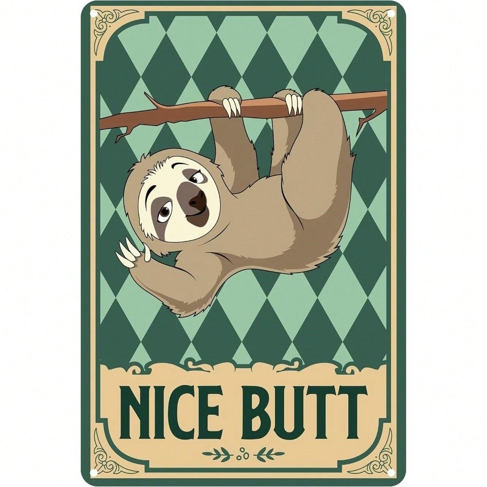 Vintage Metal Sign Sloth Funny Butt Farm Wall Art Decor for Kitchen Living Room
Vintage Metal Sign Sloth Funny Butt Farm Wall Art Decor for Kitchen Living Room