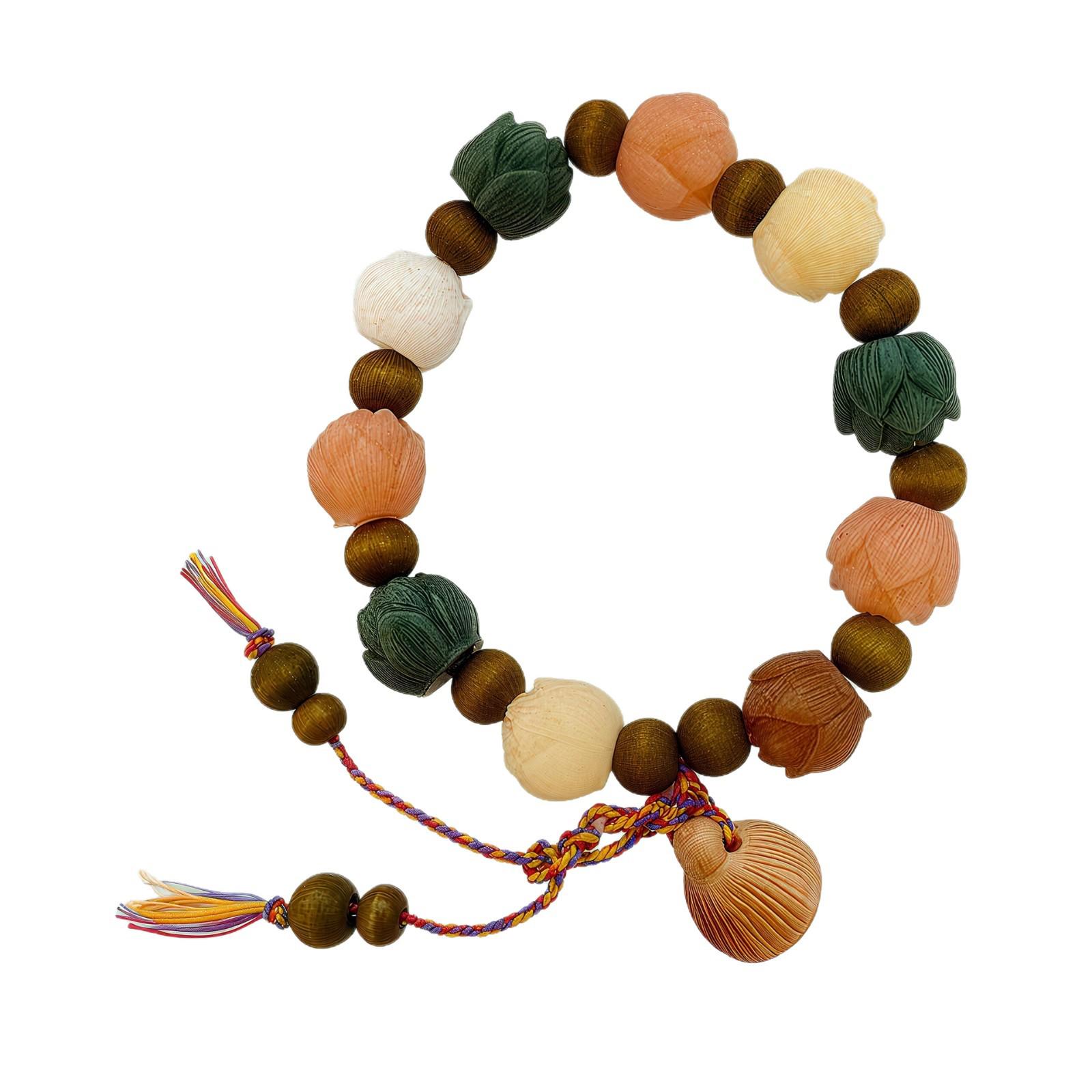 Versatile Lotus Seed Wealth Amulet Bracelet - Chinese Style Beaded Prayer Mala for Men and Women Other
Versatile Lotus Seed Wealth Amulet Bracelet - Chinese Style Beaded Prayer Mala for Men and Women Other