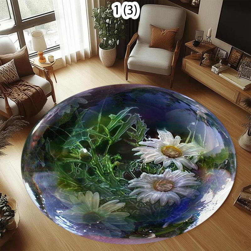 Bohemian Round Area Rug Galaxy Swirl Oil Painting Style Soft Non-Slip Washable Carpet for Kids Bedroom Living Room Retro Decor 80cm
Bohemian Round Area Rug Galaxy Swirl Oil Painting Style Soft Non-Slip Washable Carpet for Kids Bedroom Living Room Retro Decor 80cm