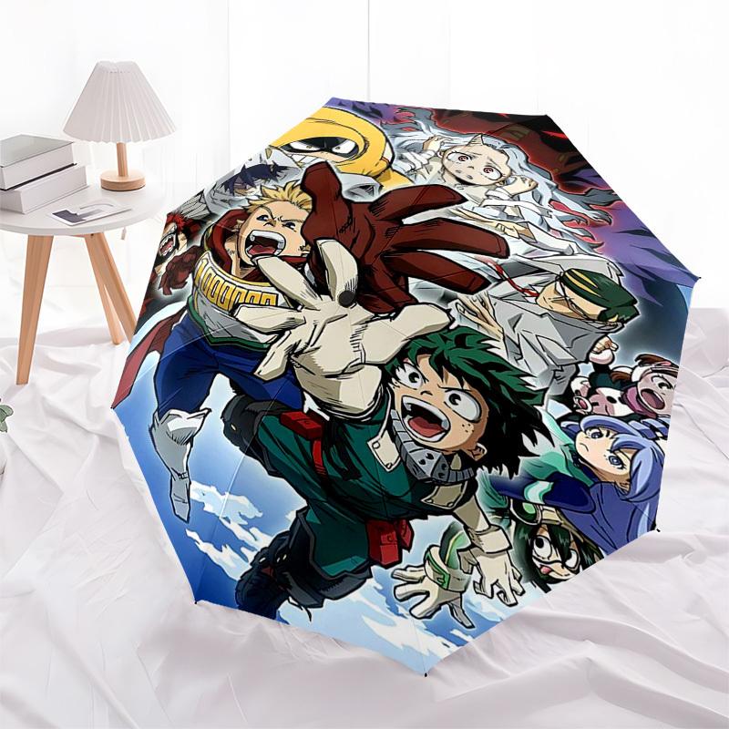 1pc My Hero Academia Automatic Opening Umbrella, Portable 3-Fold Design, 8-Bone Iron Frame Outdoor Umbrella, Perfect Gift for Fans, Travelers, Daily U
1pc My Hero Academia Automatic Opening Umbrella, Portable 3-Fold Design, 8-Bone Iron Frame Outdoor Umbrella, Perfect Gift for Fans, Travelers, Daily U