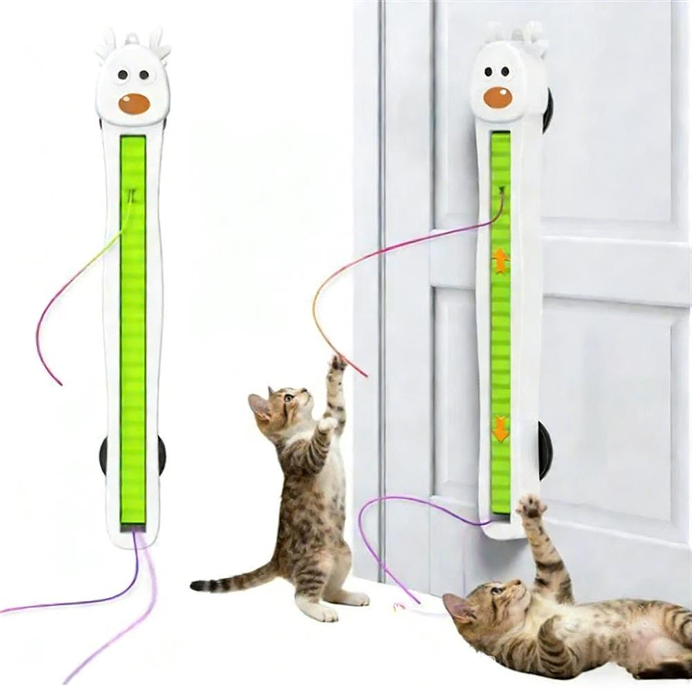 Wall Mounted Auto Motion Flying Rope Cat Toy Quiet String Interactive Adjustable Modes Electric Teasing Kitten Toy for Boredom
Wall Mounted Auto Motion Flying Rope Cat Toy Quiet String Interactive Adjustable Modes Electric Teasing Kitten Toy for Boredom