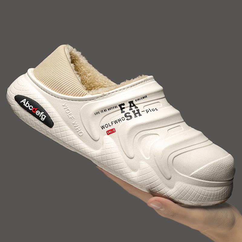 Men Fashion Shoes Winter Slippers For Home Thick Bottom Hard-wearing Water Proof Anti-slip Comfortable New Style Couple Slipper
Men Fashion Shoes Winter Slippers For Home Thick Bottom Hard-wearing Water Proof Anti-slip Comfortable New Style Couple Slipper