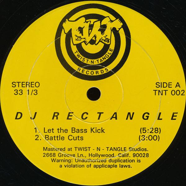 12-дюймовая пластинка DJ RECTANGLE - Let The Bass Kick TNT002 Twist-N-Tangle 1992 US Dance & Electronica Б/У
12-дюймовая пластинка DJ RECTANGLE - Let The Bass Kick TNT002 Twist-N-Tangle 1992 US Dance & Electronica Б/У