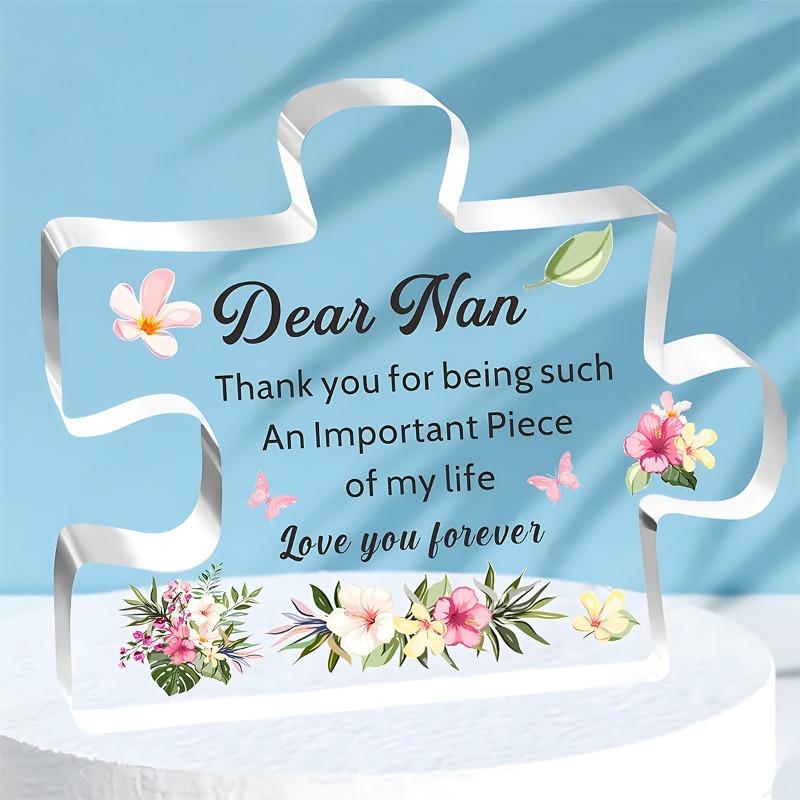 Nan s Puzzle Plaque - Important Piece of My Life Gift for Mother s Day & Christmas чистый
Nan s Puzzle Plaque - Important Piece of My Life Gift for Mother s Day & Christmas чистый