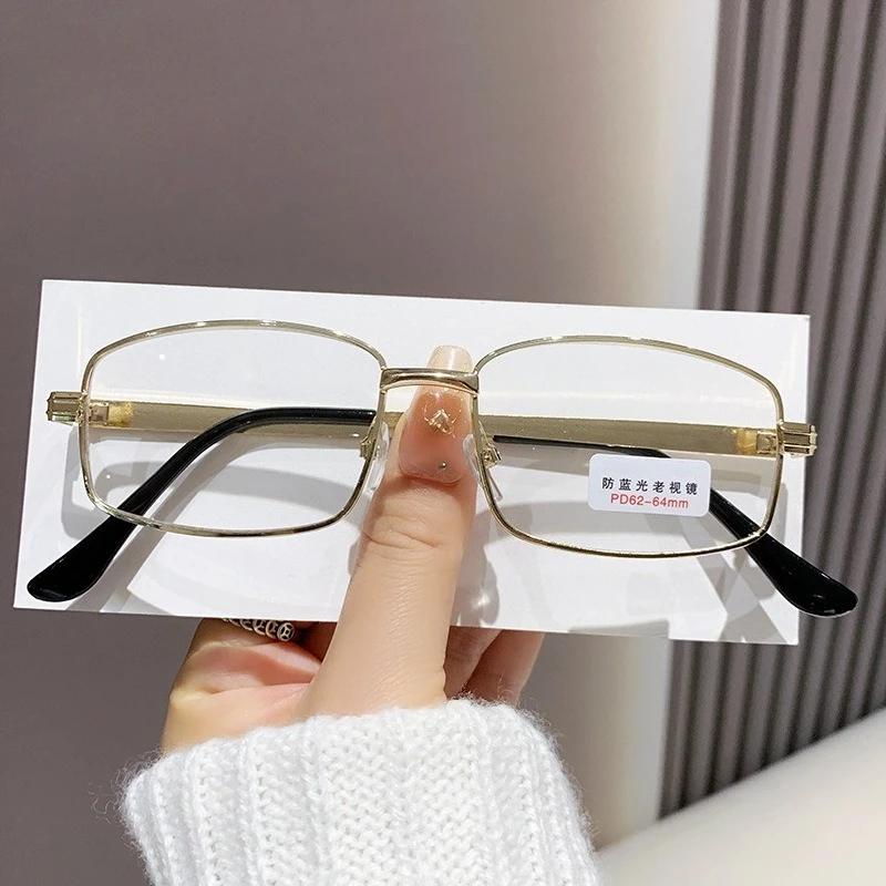 New Fashionable Personalized Metal Square Frame Women s Reading Glasses Ultra Light Neutral High Quality Anti Blue Light Glasses 3.5 золотий
New Fashionable Personalized Metal Square Frame Women s Reading Glasses Ultra Light Neutral High Quality Anti Blue Light Glasses 3.5 золотий